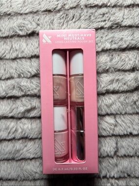 Olive & June Mini Must-Have Neutrals Polish Set - Pink
